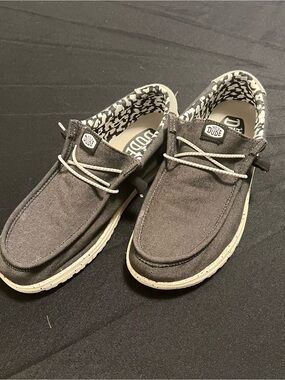 Hey Dude Casual Slip-On Loafers in Charcoal Gray